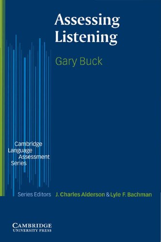 Assessing Listening Gary Buck