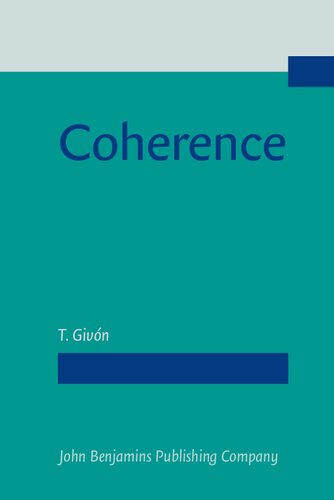 Coherence T Givón