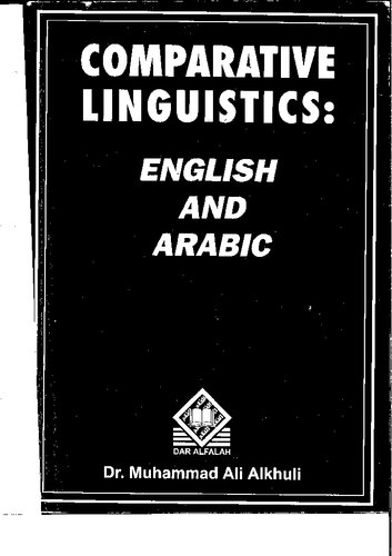 Comparative Linguistics English And Arabic Muhammad Ali Alkhuli