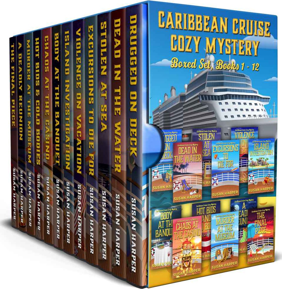 Caribbean Cruise Cozy Mystery Boxed Set Books 1 12 Kindle Susan Harper