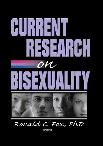 Current Research On Bisexuality Ronald C Fox