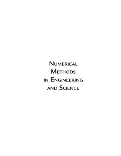 Numerical Methods In Engineering And Science C C And Matlab B S Grewal