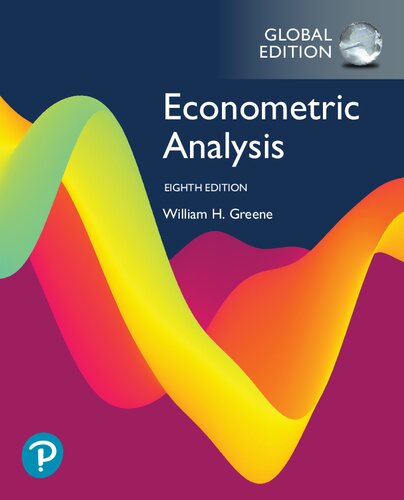 Econometric Analysis Global Edition 8th Edition William H Greene