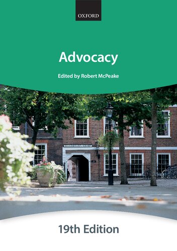 Advocacy Bar Manuals 9 Aug 2018 The City Law School
