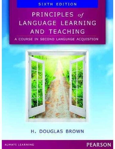 Principles Of Language Learning And Teaching 6th Edition H Douglas Brown
