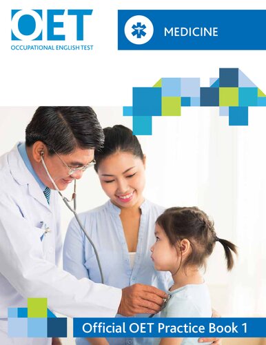 Oet Medicine Official Oet Practice Book 1 For Tests From 31 August 2019 1st Edition