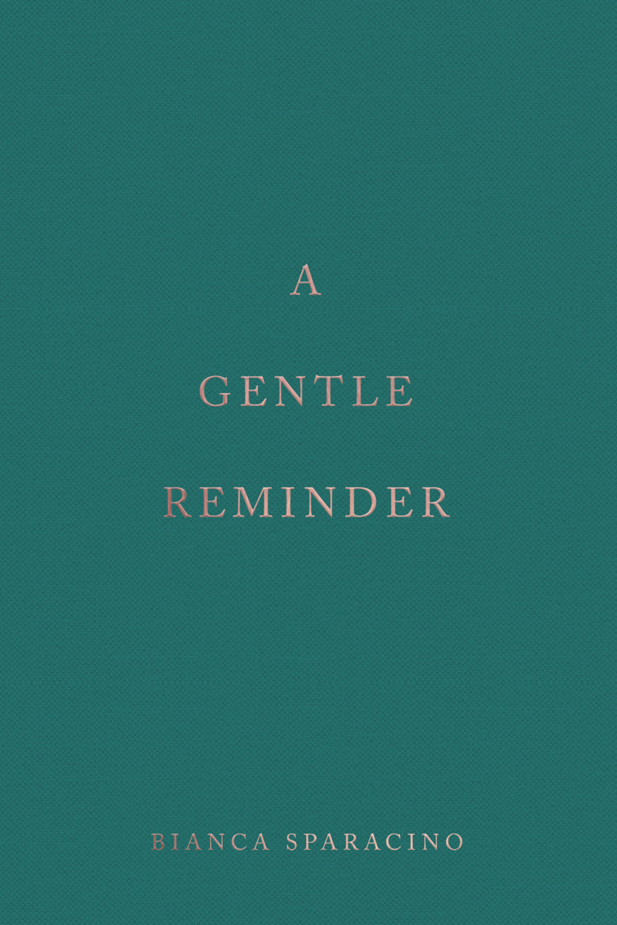A Gentle Reminder Bianca Sparacino
