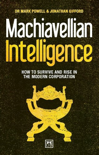 Machiavellian Intelligence Dr Mark Powell Jonathan Gifford