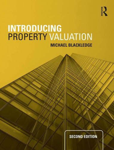 Introducing Property Valuation 2nd Edition Michael Blackledge