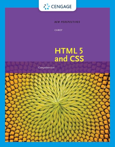 New Perspectives On Html 5 And Css 8th Edition Patrick M Carey