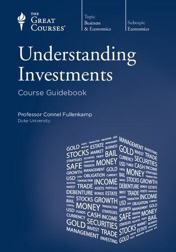 Understanding Investments Course Guidebook Connel Fullenkamp