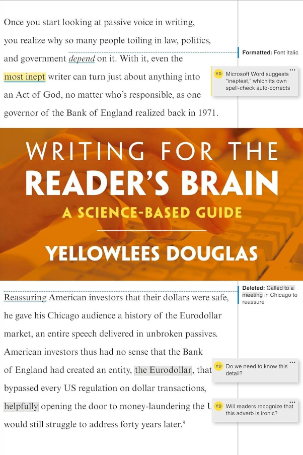 Writing For The Readers Brain A Sciencebased Guide Yellowlees Douglas