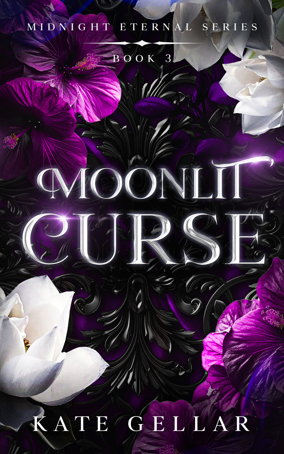Moonlit Curse Dark Vampirefantasy Romance Midnight Eternal Book 3 Kate Gellar