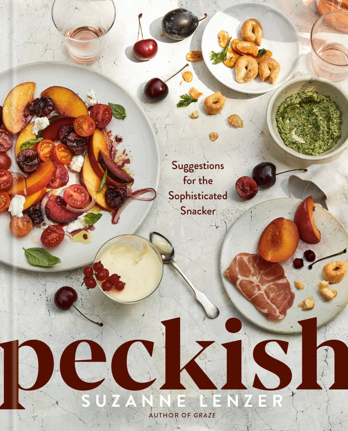 Peckish Suggestions For The Sophisticated Snacker A Cookbook Suzanne Lenzer