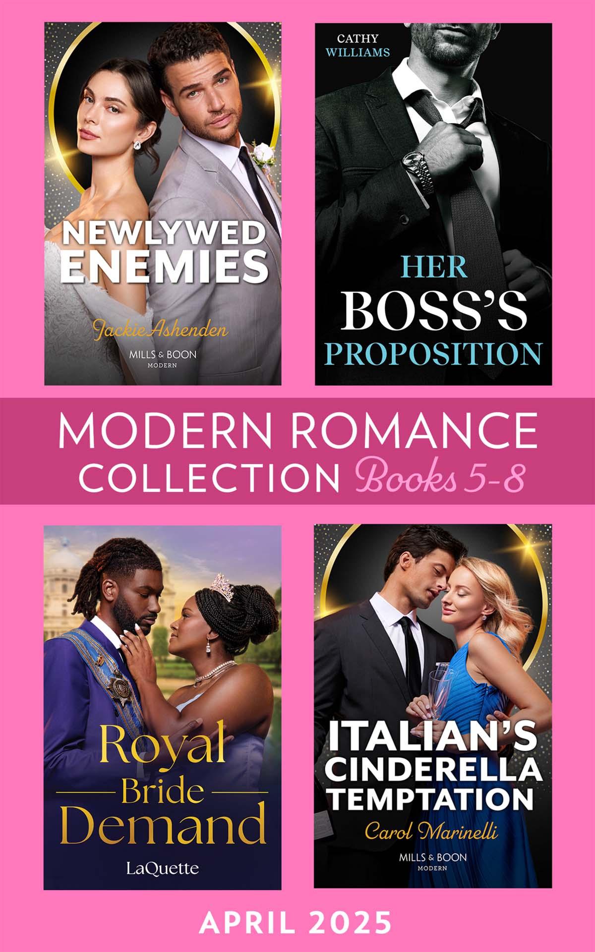 Modern Romance Collection April 2025 Books 58 Cathy Williams Jackie Ashenden Laquette Carol Marinelli