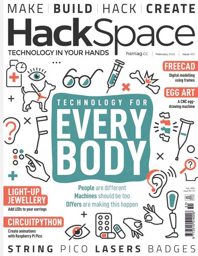 Hackspace Issue 51 February Ben Everard Editor