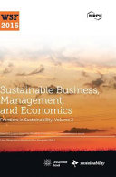 Sustainable Business Management And Economics Lena Berger Manfred Max Bergman
