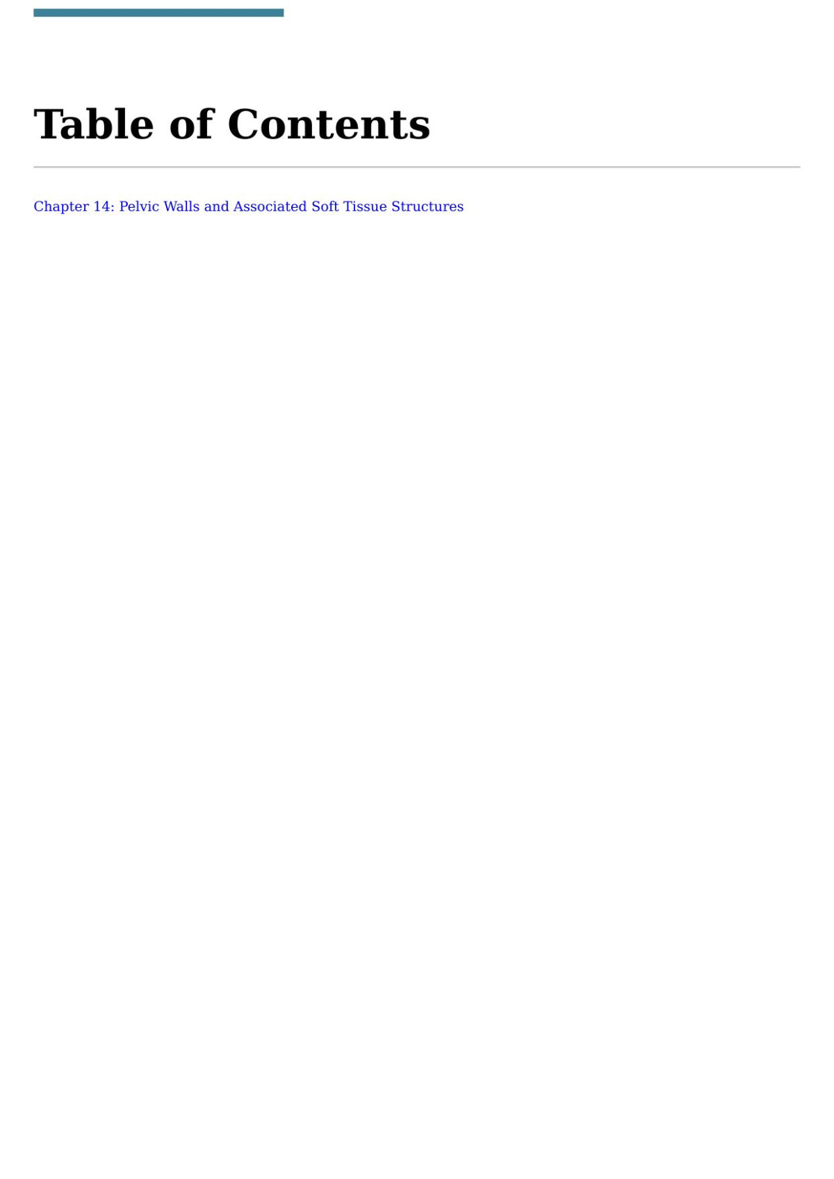 Pelvic Walls And Associated Soft Tissue Structures 2nd Edition Vishram Singh