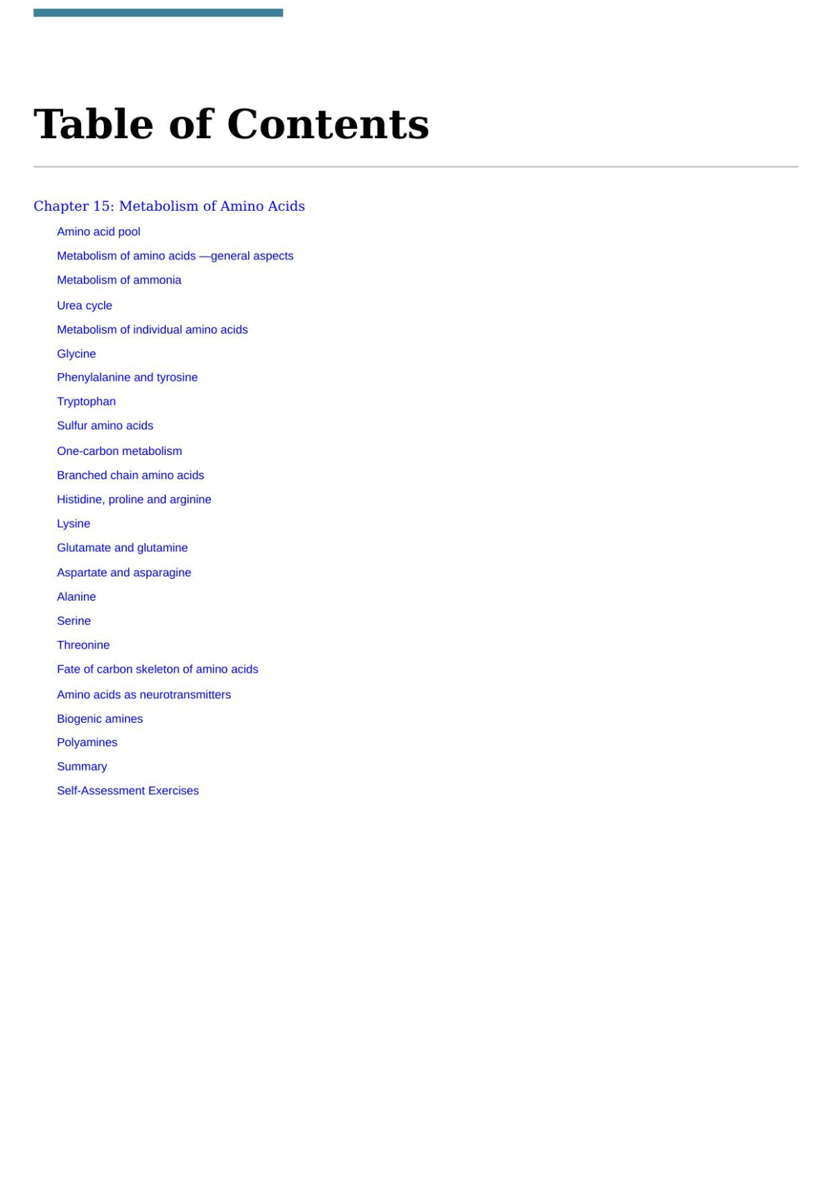 Metabolism Of Amino Acids 4th Edition U Satyanarayana