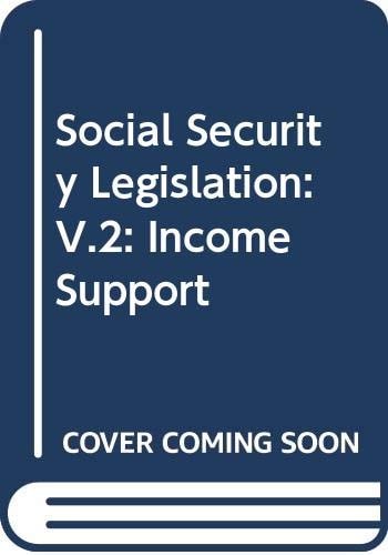 Social Security Legislation 201011 Volume Iiincome Supportjobseekers Allowancestate Pension Credit And The Social Fund 2010th Edition David Bonner