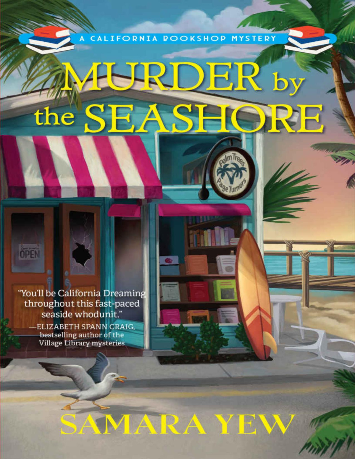 Murder By The Seashore A California Bookshop Mystery Samara Yew