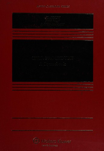 Civil Procedure A Coursebook 2011th Edition Joseph Wglannonandrew Mperlman And Peter Ravenhansen