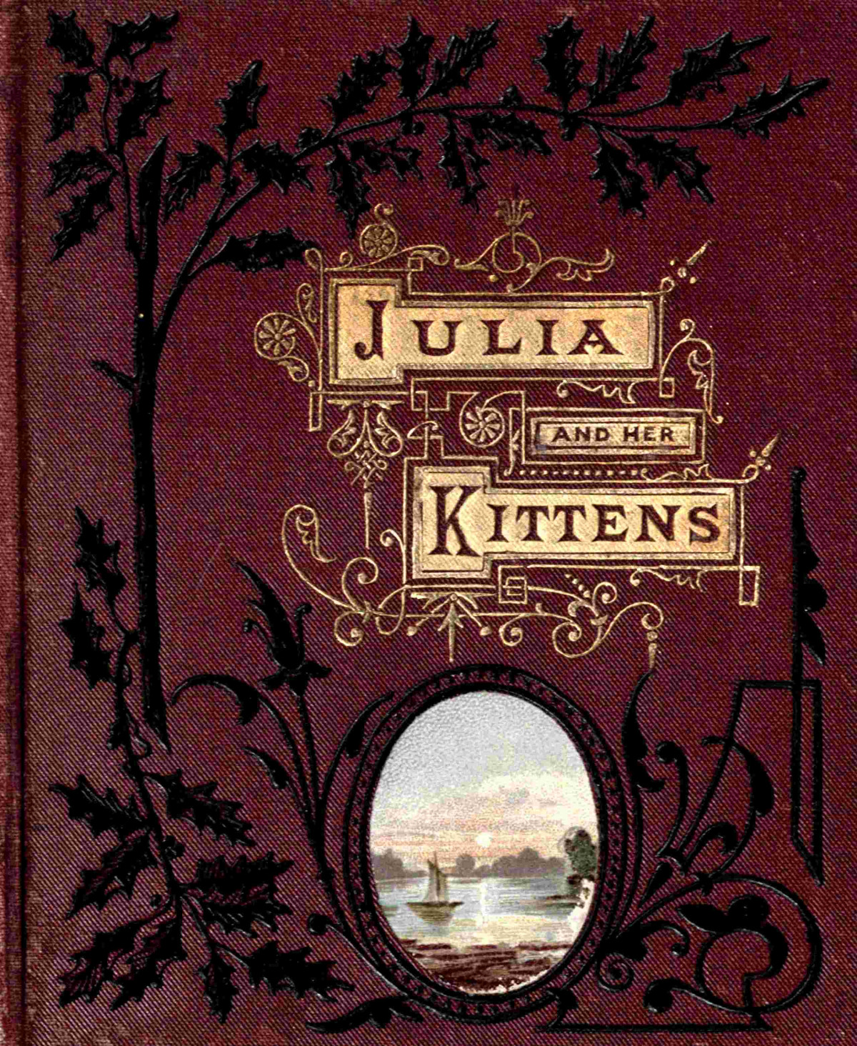 Julia Cary And Her Kitten M E Miller