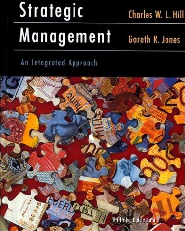 Strategic Managementan Integrated Approach 6th Edition 2004th Edition Charles Wlhill And Gareth Rjones