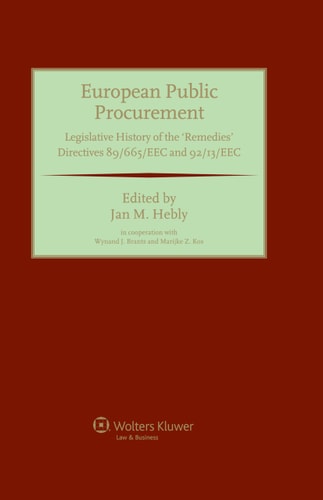 European Public Procurement 2011th Edition Dr Jan Mhebly And Wynand Jbrants