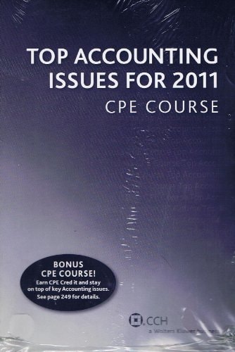 Top Accounting Issues For 2011 Cpe Course No Place Unknown Or Undetermined 2010 Masterpiece