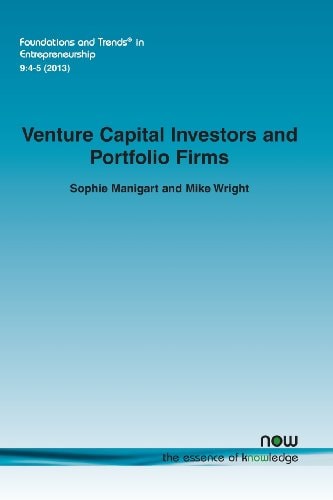 Venture Capital Investors And Portfolio Firms 2013th Edition Sophie Manigartmike Wright