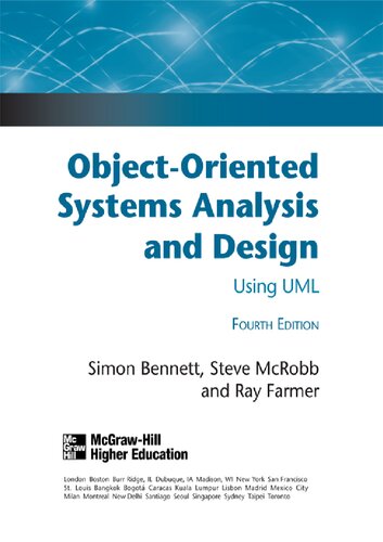Objectoriented Systems Analysis And Design Using Uml 4th Edition Simon Bennett