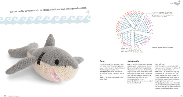 Crocheted Sea Creatures A Collection Of Marine Mates To Make Vanessa Mooncie