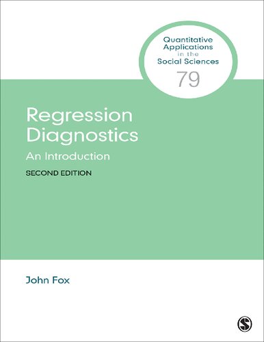 Regression Diagnostics An Introduction 2nd Edition John Fox