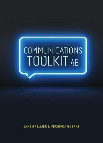 Communications Toolkit Jane Grellier Veronica Goerke