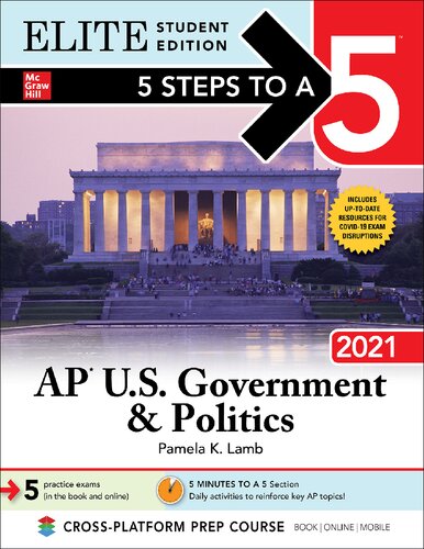 5 Steps To A 5 Ap Us Government Politics 2021 Elite Student Edition Pamela Lamb