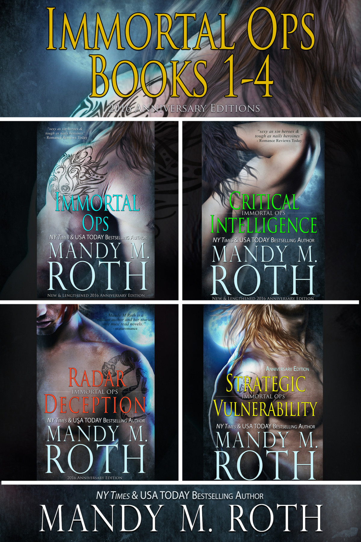 Immortal Ops Books 14 2016 Anniversary Editions Roth Mandy M Roth