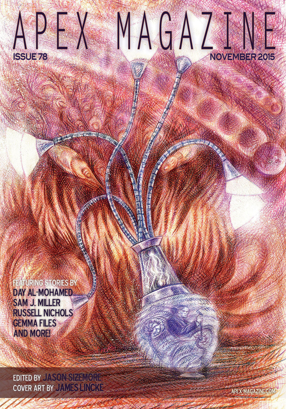 Apex Magazine Issue 78 November 2015 Jason Sizemore Editor