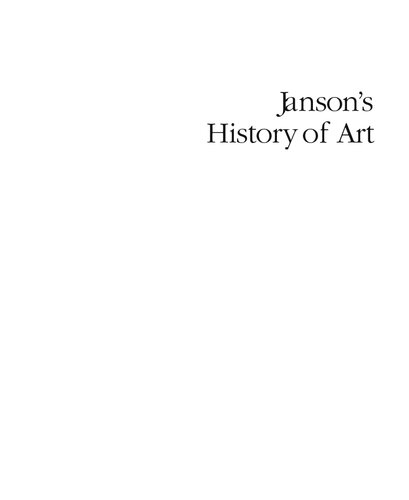 Jansons History Of Art The Western Tradition 8th Edition Penelope Je Davies