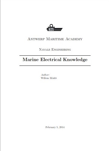 Marineelectricalknowledge Willem Maes