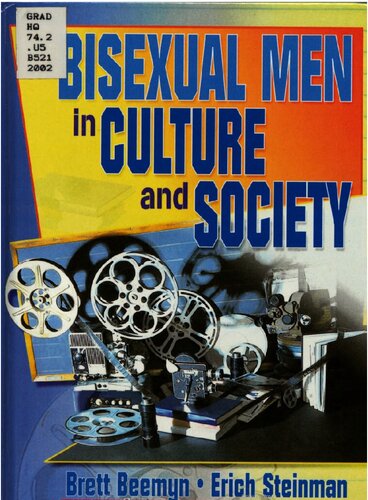 Bisexual Men In Culture And Society Genny Beemyn Erich W Steinman