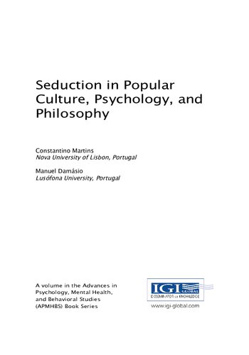 Seduction In Popular Culture Psychology And Philosophy Constantino Pereira Martins