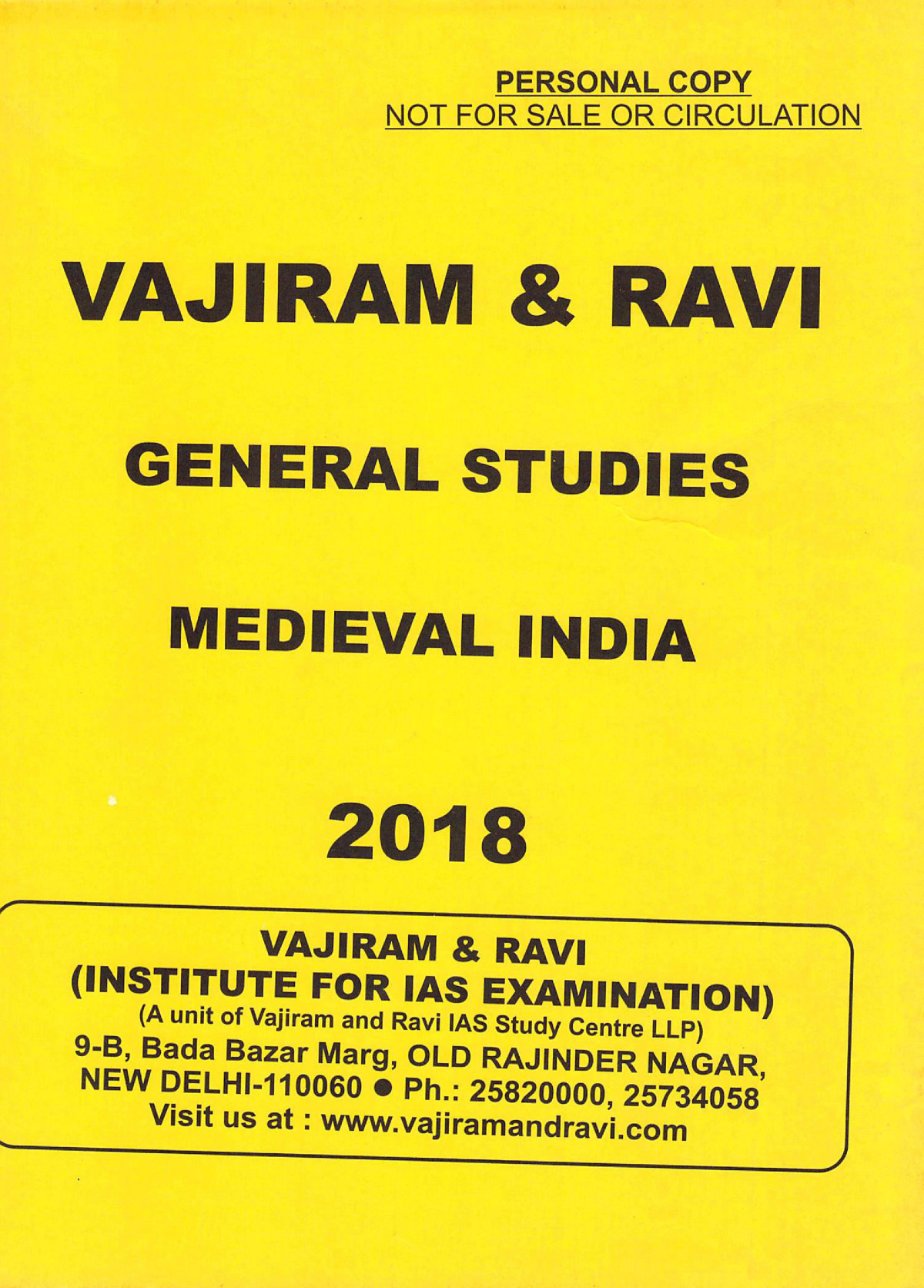 Medieval India Vajiram Ravi