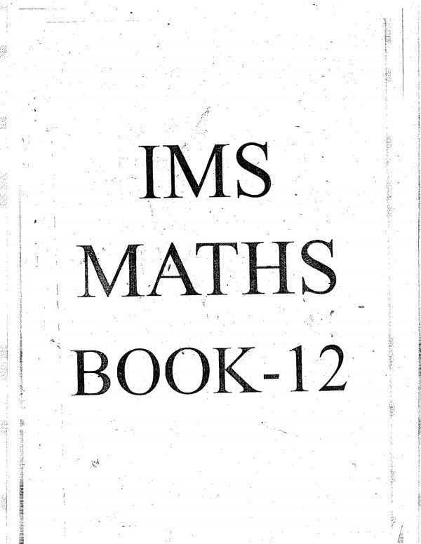Book 12 Linear Programming Ims Delhi