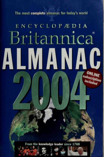Encyclopaedia Britannica Almanac 2004 Encyclopaedia Britannica