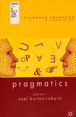Pragmatics Noel Burtonroberts