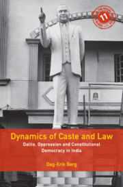Dynamics Of Caste And Law Dalits Oppression And Constitutional Democracy In India Dagerik Berg