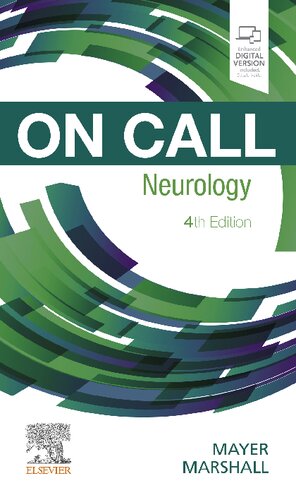On Call Neurology 4th Edition Stephen A Mayer Randolph S Marshall