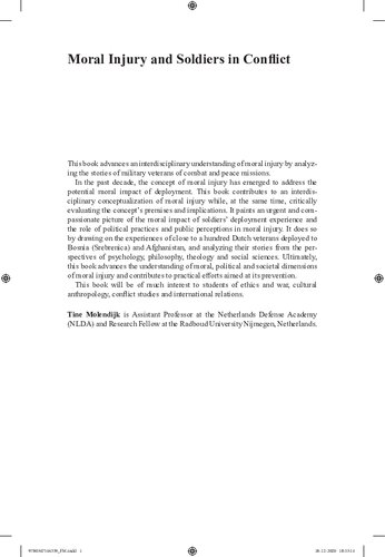 Moral Injury And Soldiers In Conflict Political Practices And Public Perceptions 1st Edition Tine Molendijk
