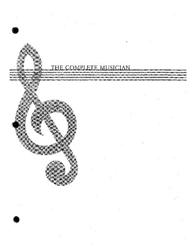 The Complete Musician Student Workbook Volume I An Integrated Approach To Tonal Theory Analysis And Listening 1st Edition Steven G Laitz